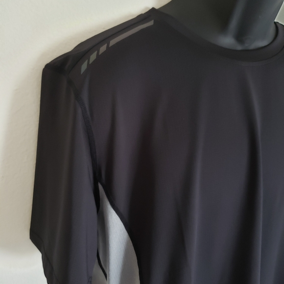 Unbranded Mens Black Active Workout Shirt 2XL - Picture 3 of 7